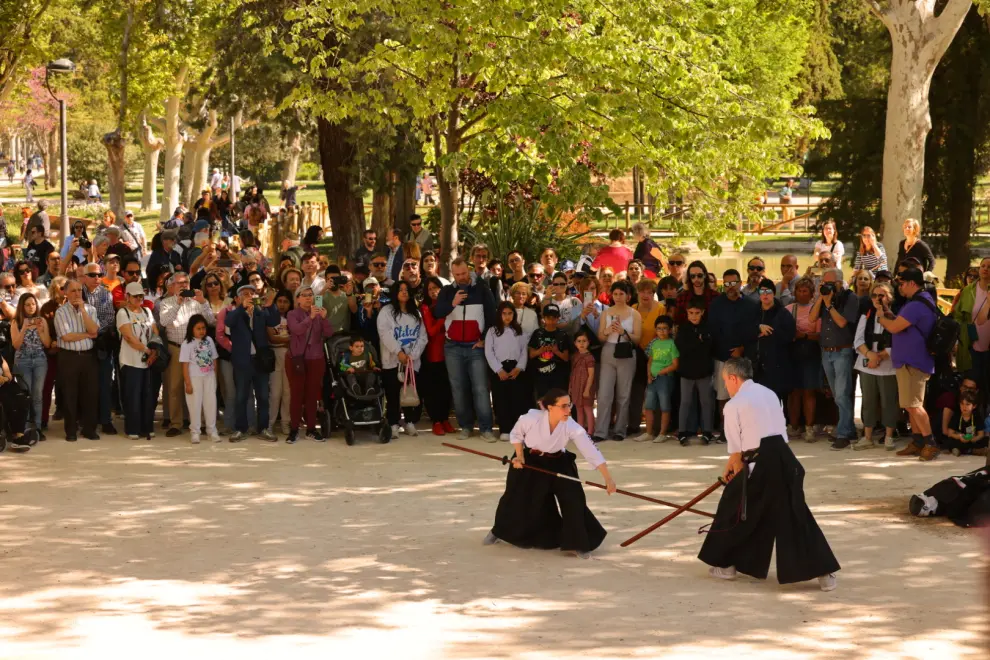 VII Fiesta del Hanami en el Jardín Japonés del Parque Grande José Antonio Labordeta de Zaragoza