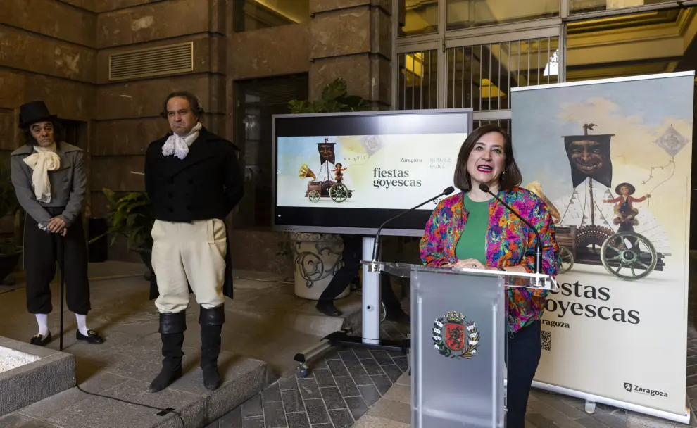 Presentación del homenaje que brindará Zaragoza al pintor universal del 19 al 21 de abril.
