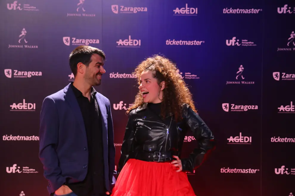 Alfombra roja de los Premios MIN en Zaragoza