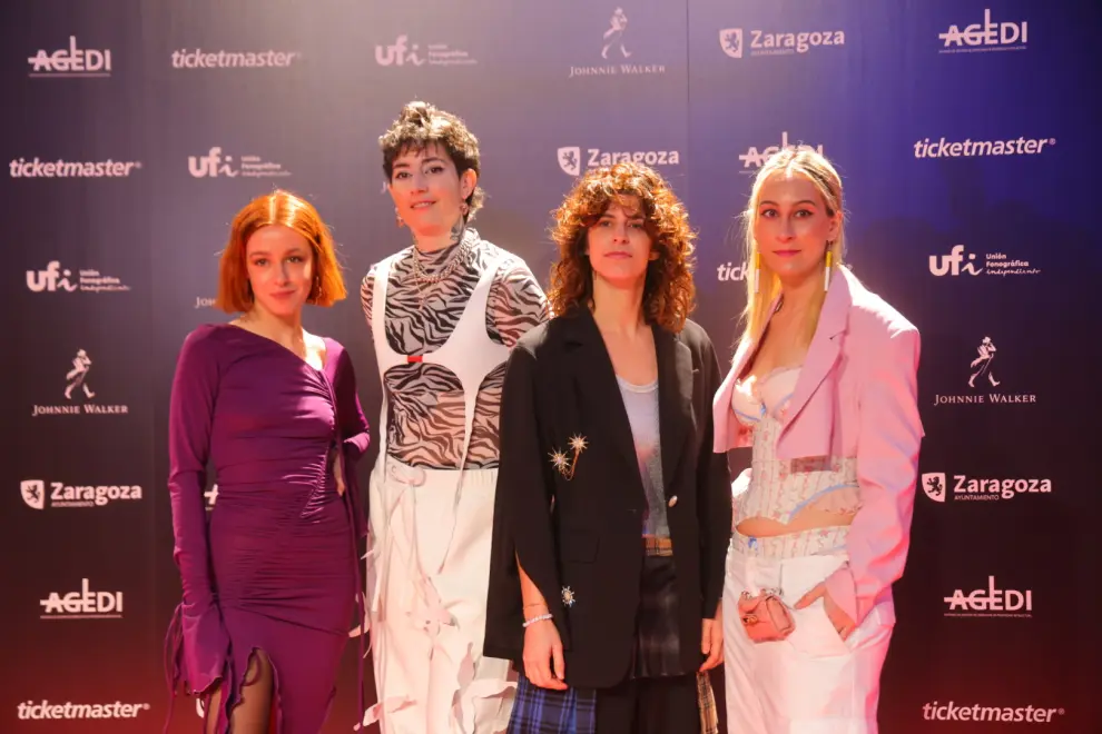 Alfombra roja de los Premios MIN en Zaragoza