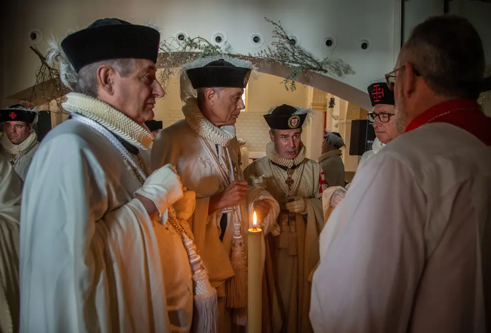 Nombramiento de Caballeros y Damas en la Real Basílica del Santo Sepulcro de Calatayud.