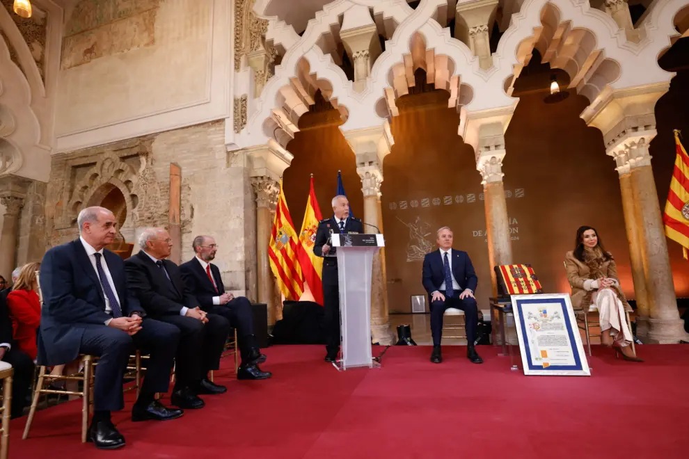 Celebración del acto institucional por el Día de Aragón en el palacio de la Aljafería.