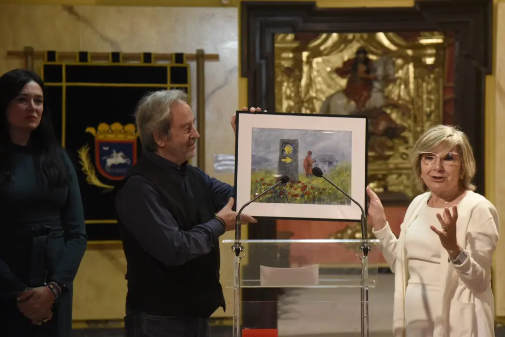 Acto del 25 aniversario de la Asociación Amigos del Camino de Santiago en Huesca.