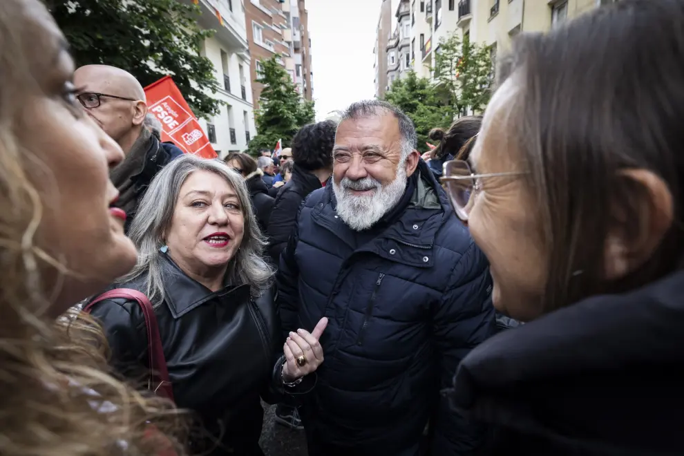 Javier Lambán y Juan Antonio Sánchez Quero no han acudido a la expedición del PSOE-Aragón.