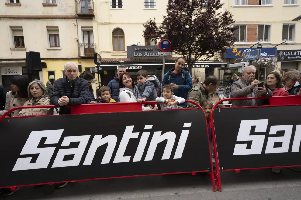 Llegada de la Vuelta Ciclista a España Femenina a Teruel