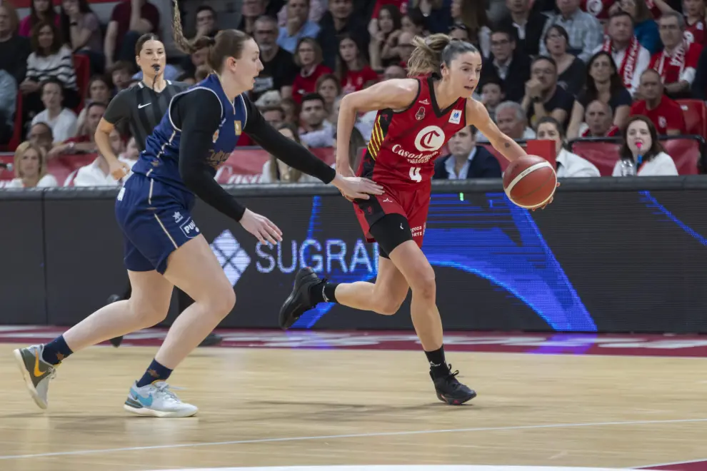 Partido Casademont Zaragoza-Valencia Basket, ida de semifinales del 'play off' al título de la Liga Femenina Endesa
