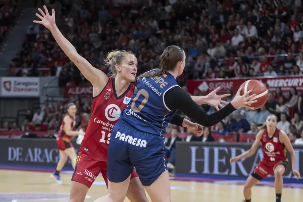 Partido Casademont Zaragoza-Valencia Basket, ida de semifinales del 'play off' al título de la Liga Femenina Endesa