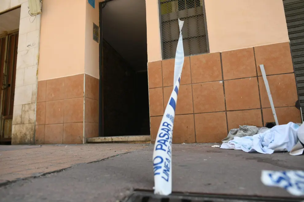 Una mujer muere de forma violenta en la calle de Boggiero, en el barrio del Gancho de Zaragoza.