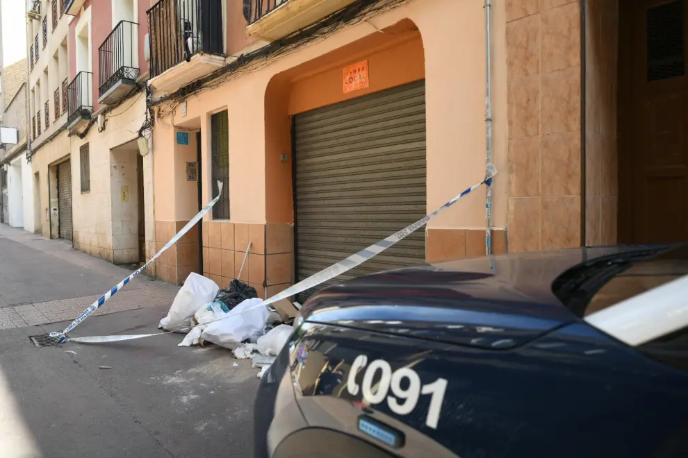 Una mujer muere de forma violenta en la calle de Boggiero, en el barrio del Gancho de Zaragoza.
