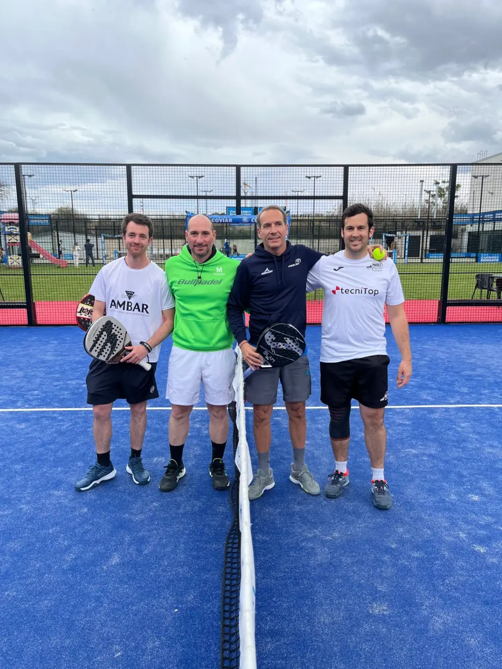 Participantes del Open Bullpadell de Pádel Zaragoza.