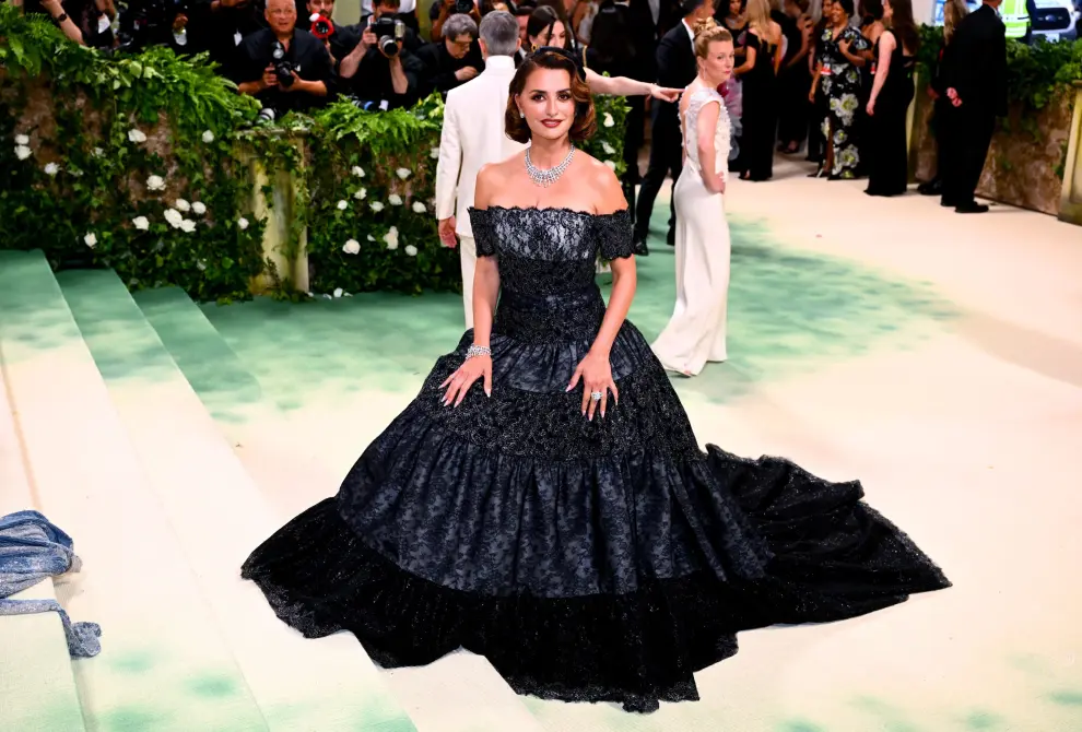 La actriz española Penélope Cruz en la Met Gala 2024