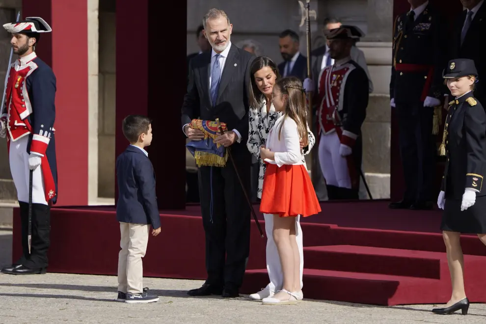 El rey Felipe VI y la reina Letizia presiden el acto por el Bicentenario de la Policía Nacional.