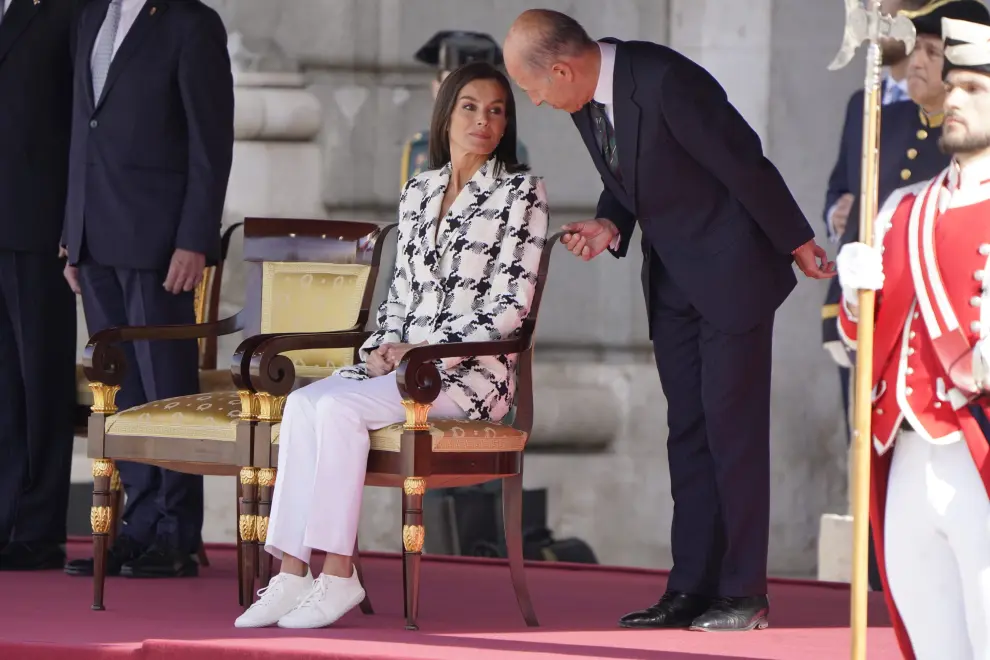 El rey Felipe VI y la reina Letizia presiden el acto por el Bicentenario de la Policía Nacional.