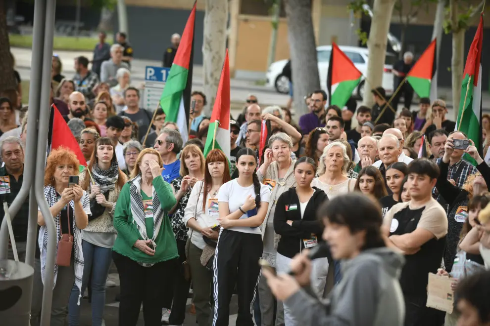 Encierro por Palestina en la Universidad de Zaragoza