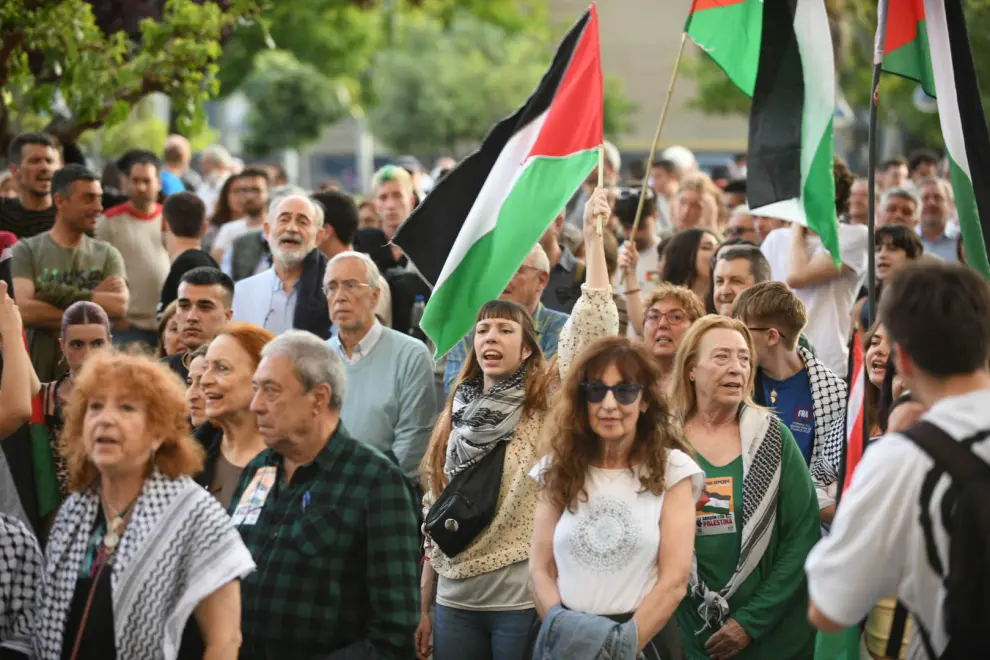 Encierro por Palestina en la Universidad de Zaragoza