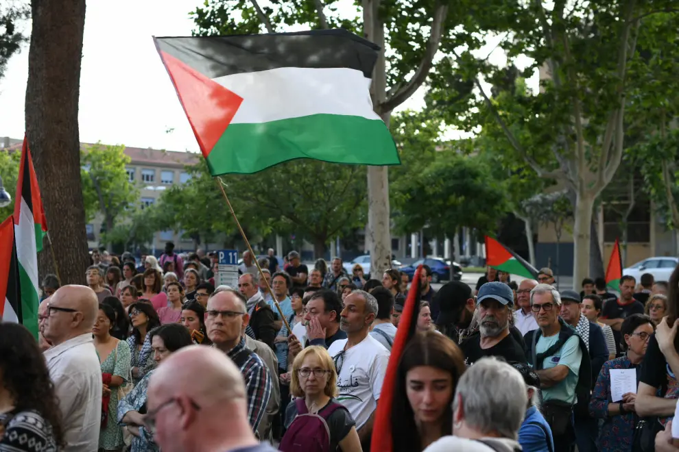 Encierro por Palestina en la Universidad de Zaragoza