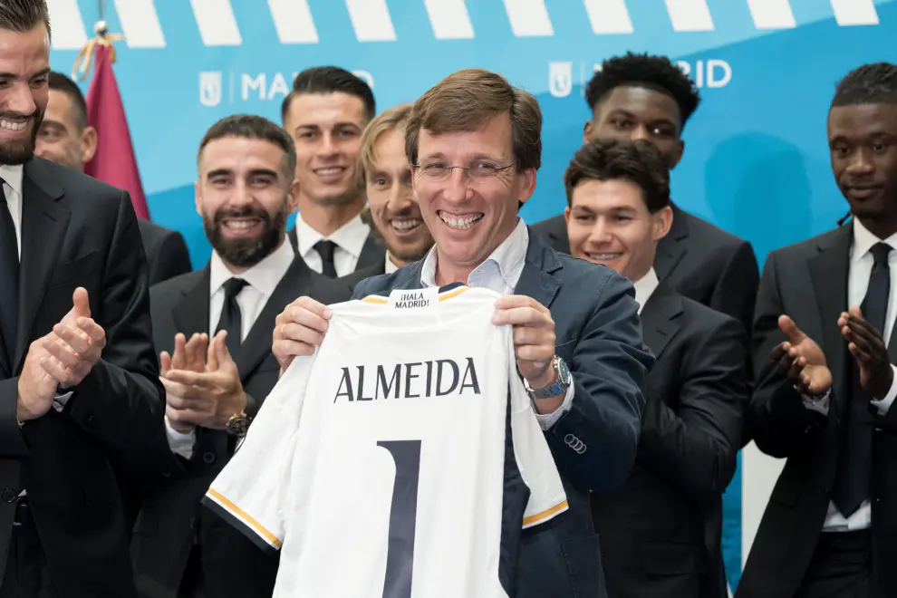 Foto de las celebraciones en Cibeles del Real Madrid por el títluo de la Liga