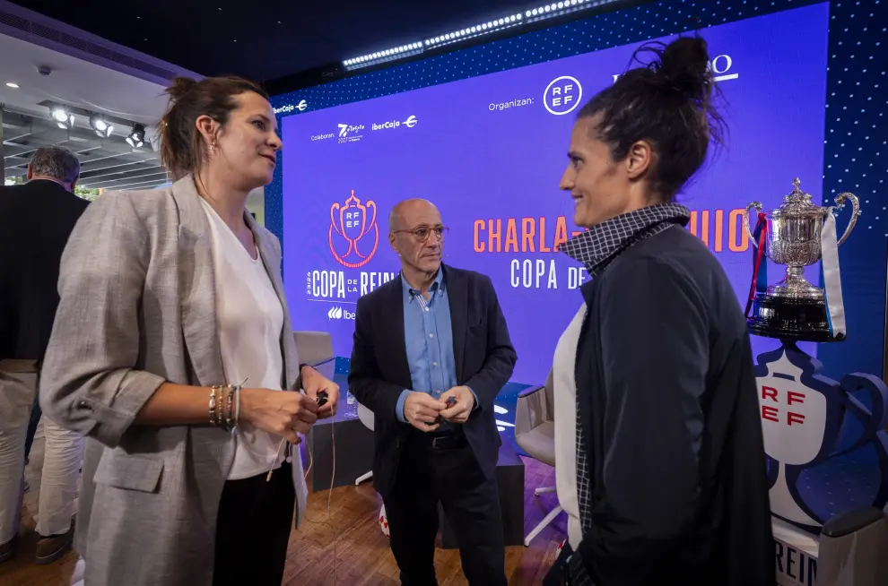 La seleccionadora Montse Tomé, protagonista de la charla-coloquio sobre la Copa de la Reina de fútbol, que se celebrará en Zaragoza
