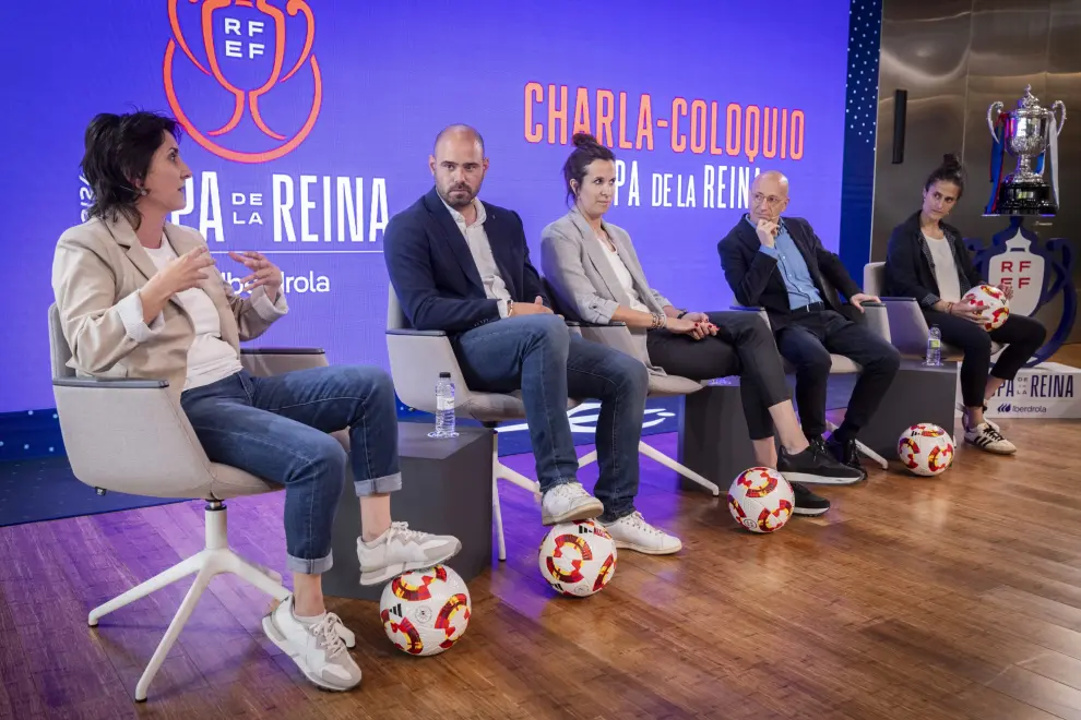 La seleccionadora Montse Tomé, protagonista de la charla-coloquio sobre la Copa de la Reina de fútbol, que se celebrará en Zaragoza