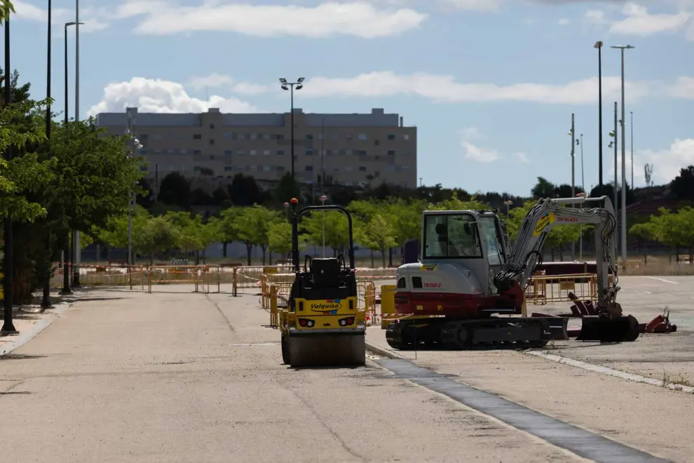 Comienzan las obras para acondicionar el ferial de Valdespartera.