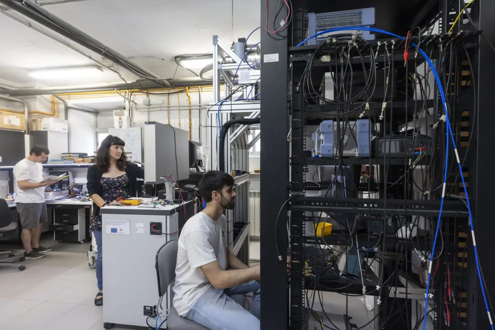 En los laboratorios del Instituto de Nanociencia y Materiales de Aragón se investiga en nuevas tecnologías cuánticas