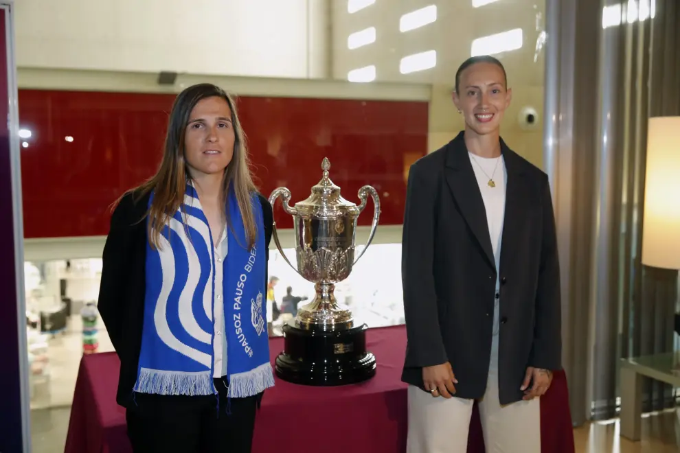 La Copa de la Reina ha llegado este viernes a Zaragoza.