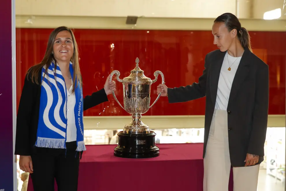 La Copa de la Reina ha llegado este viernes a Zaragoza.