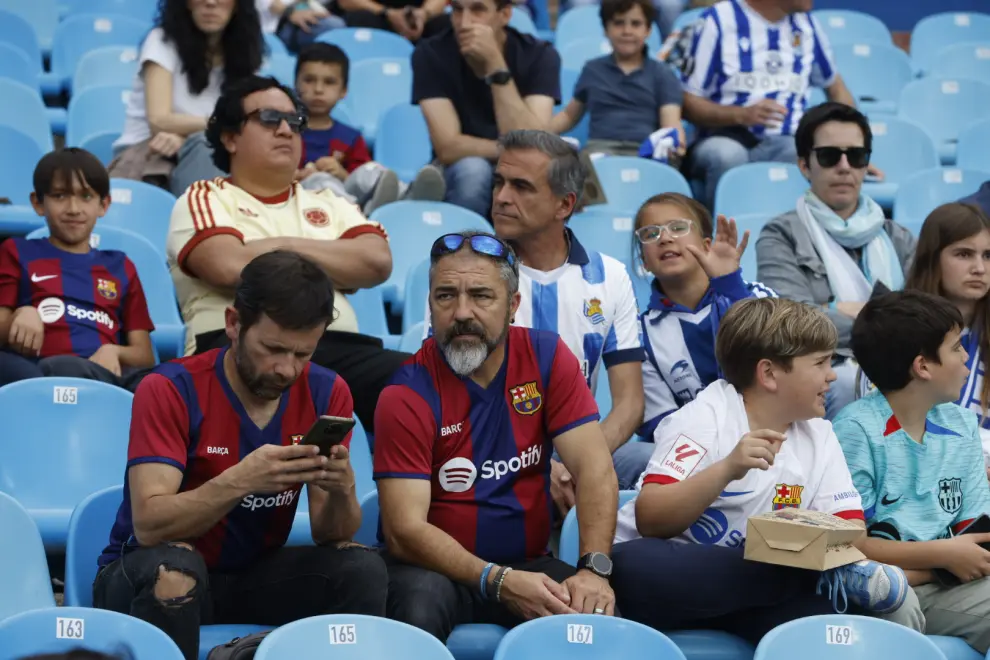 Búscate en La Romareda en la final de la Copa de la Reina  entre el Barça y la Real Sociedad