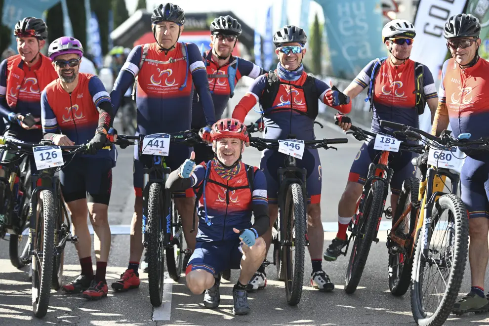 1.200 riders participan este sábado en una prueba que cuenta con dos recorridos de 108 y 65 kilómetros.