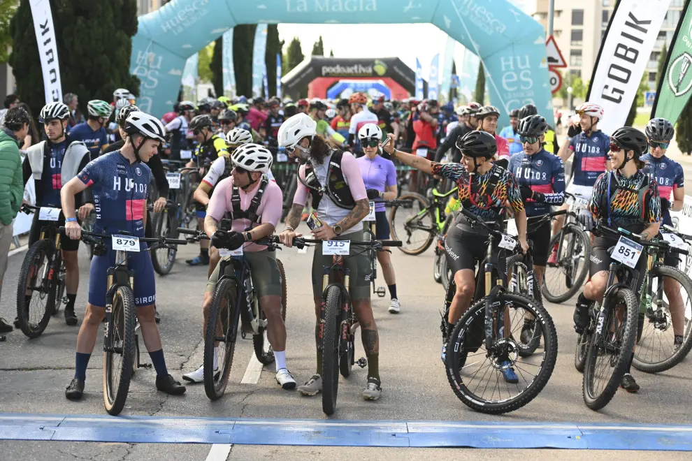 1.200 riders participan este sábado en una prueba que cuenta con dos recorridos de 108 y 65 kilómetros.