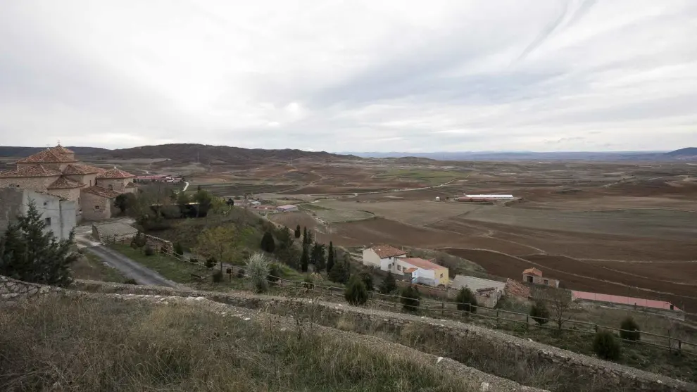 Este pueblo de Teruel cuenta con unas excelentes vistas del Valle del Jiloca