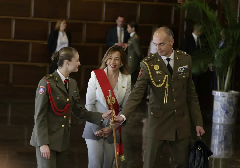 Homenaje a la princesa Leonor en el Ayuntamiento de Zaragoza