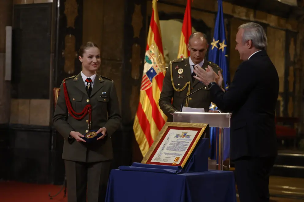 Homenaje a la princesa Leonor en La Seo