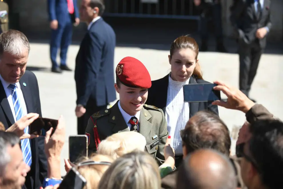 Homenaje a la princesa Leonor en Zaragoza