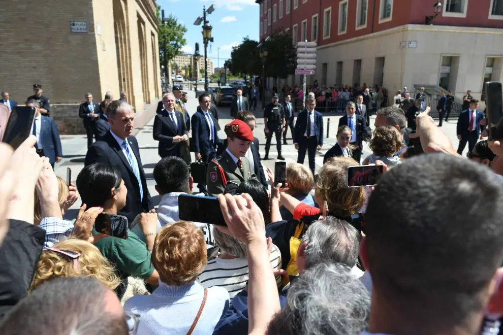 Homenaje a la princesa Leonor en Zaragoza