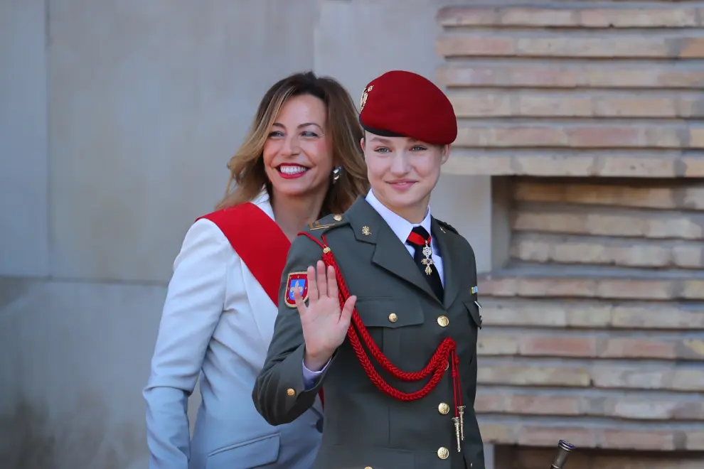 Homenaje a la princesa Leonor en Zaragoza