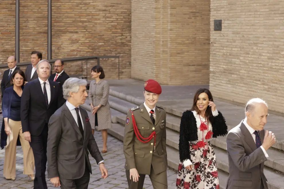 Homenaje en Zaragoza a la princesa Leonor