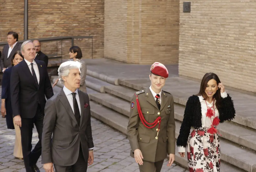 Homenaje en Zaragoza a la princesa Leonor