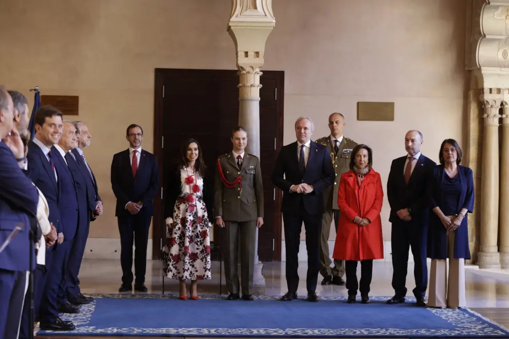 Homenaje en Zaragoza a la princesa Leonor