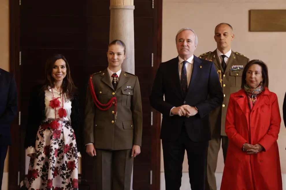 Homenaje en Zaragoza a la princesa Leonor