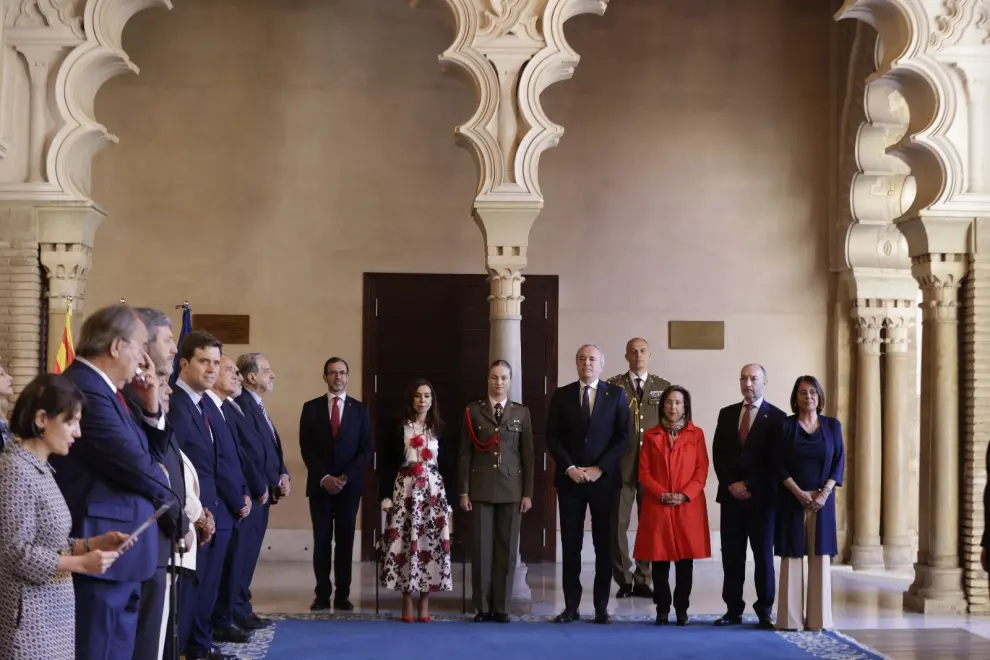 Homenaje en Zaragoza a la princesa Leonor