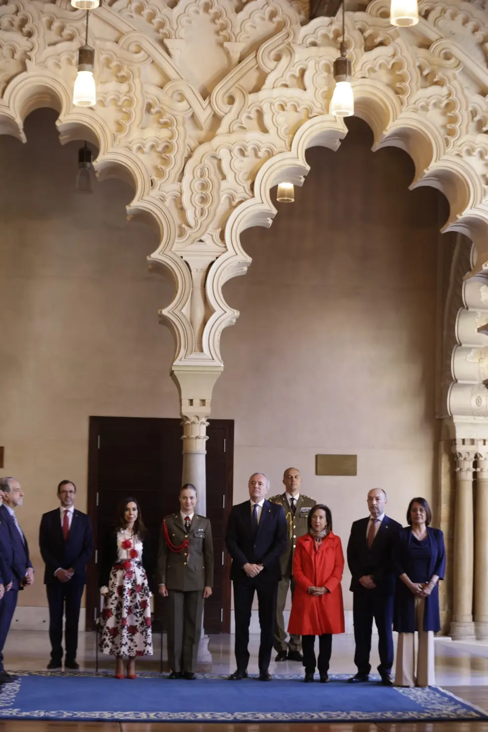 Homenaje en Zaragoza a la princesa Leonor