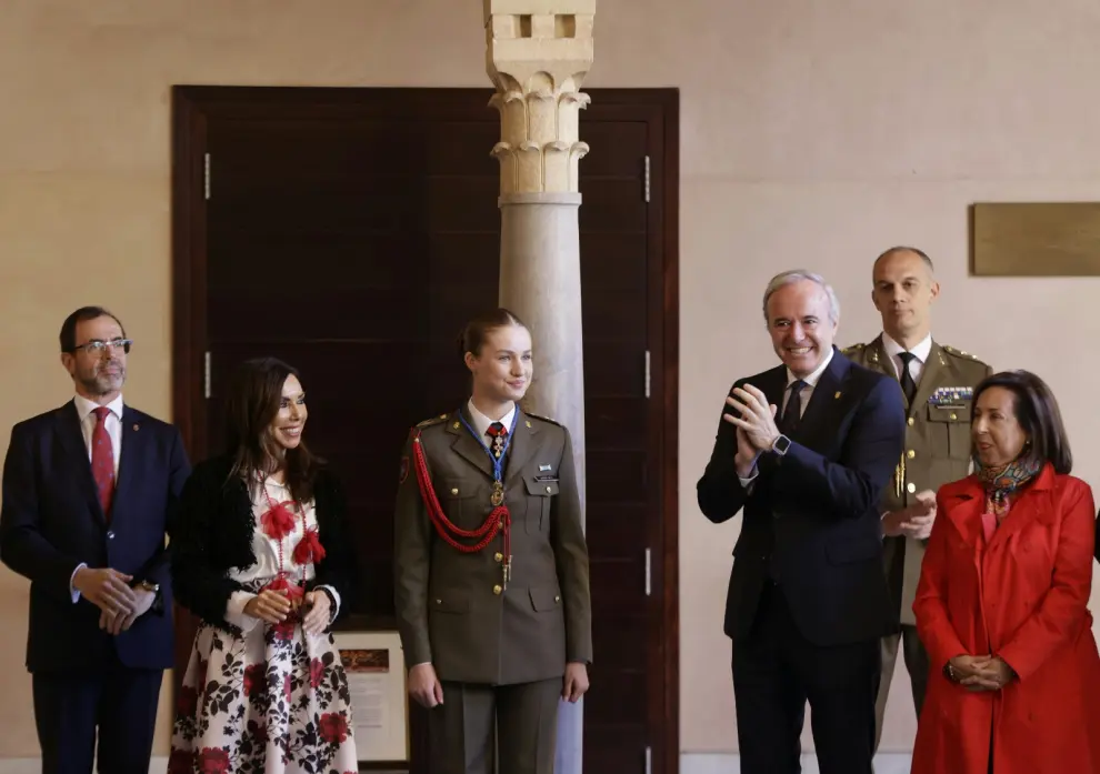 Homenaje en Zaragoza a la princesa Leonor