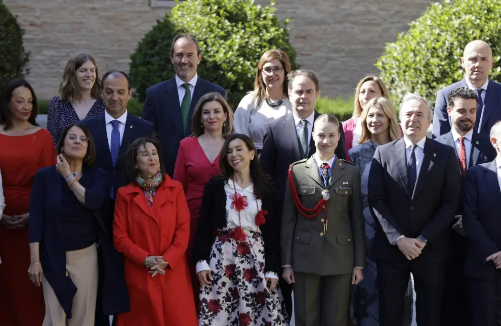 Homenaje en Zaragoza a la princesa Leonor