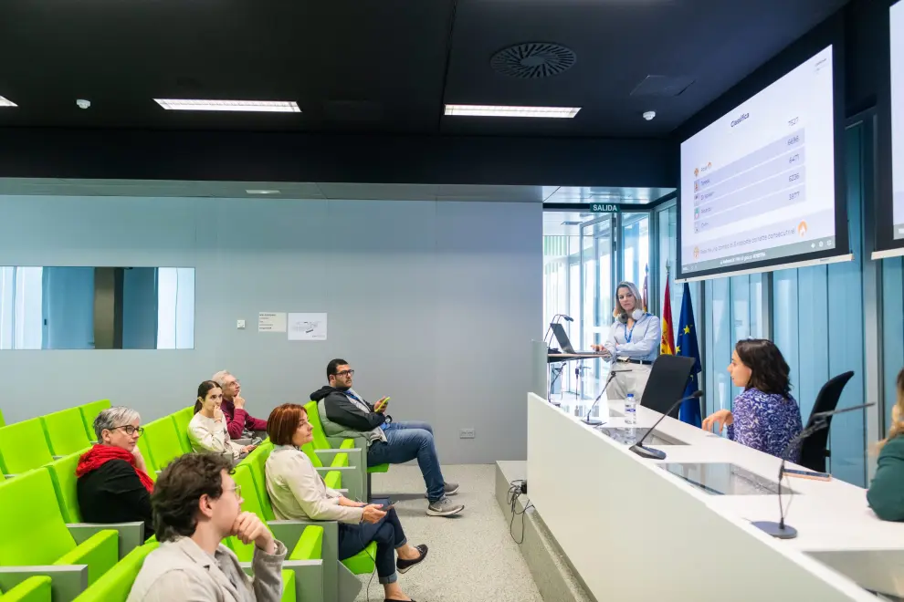 Jornada de puertas abiertas en el CIBA de Zaragoza.