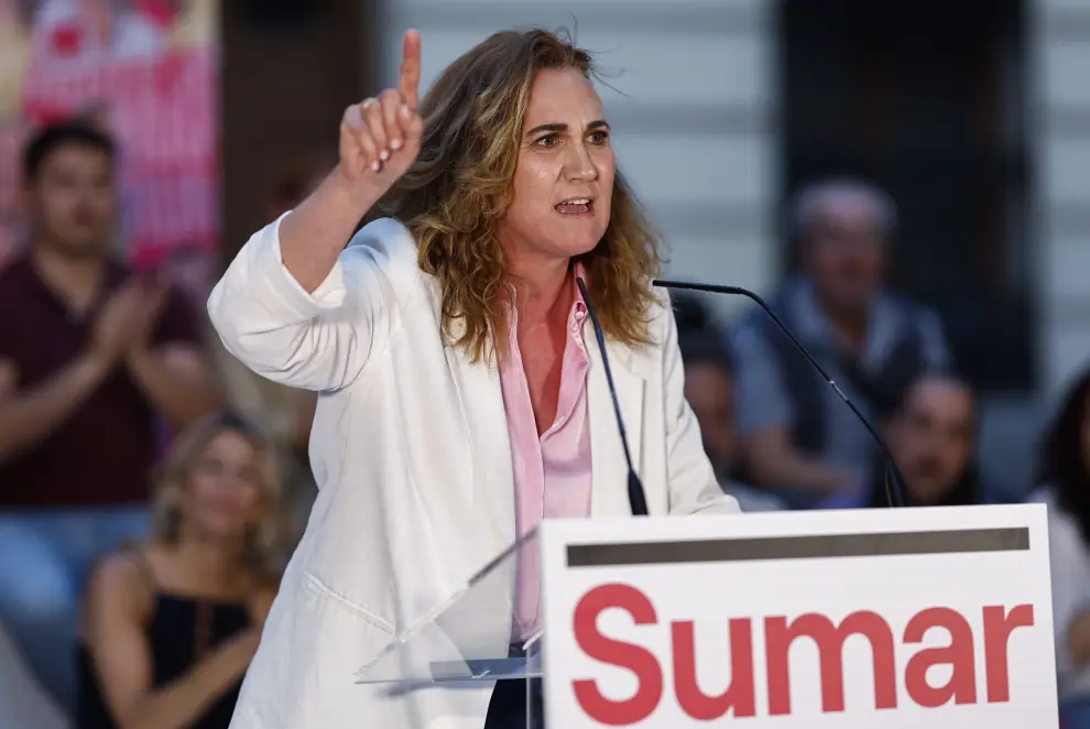 Sumar inicia la campaña para las elecciones europeas en un acto en Madrid este jueves.