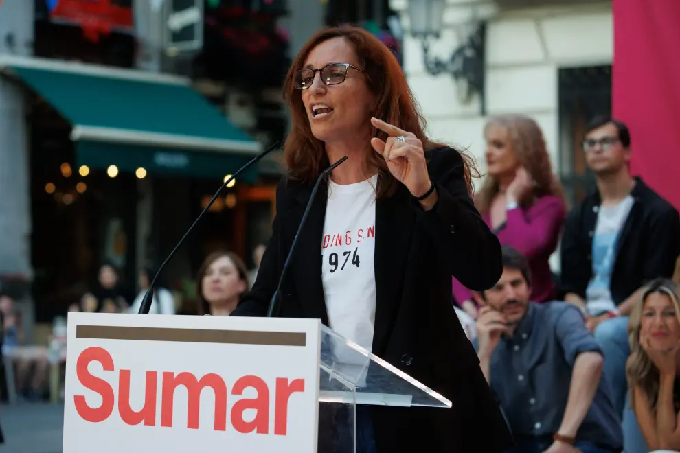 Sumar inicia la campaña para las elecciones europeas en un acto en Madrid este jueves.