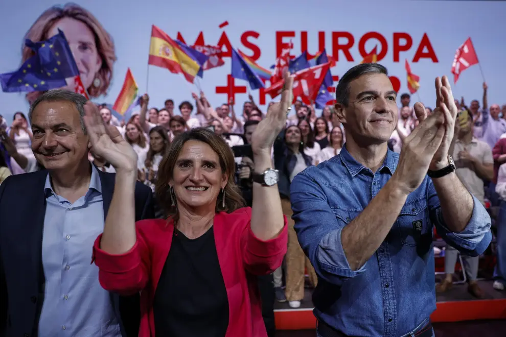 El PSOE inicia la campaña para las elecciones europeas.