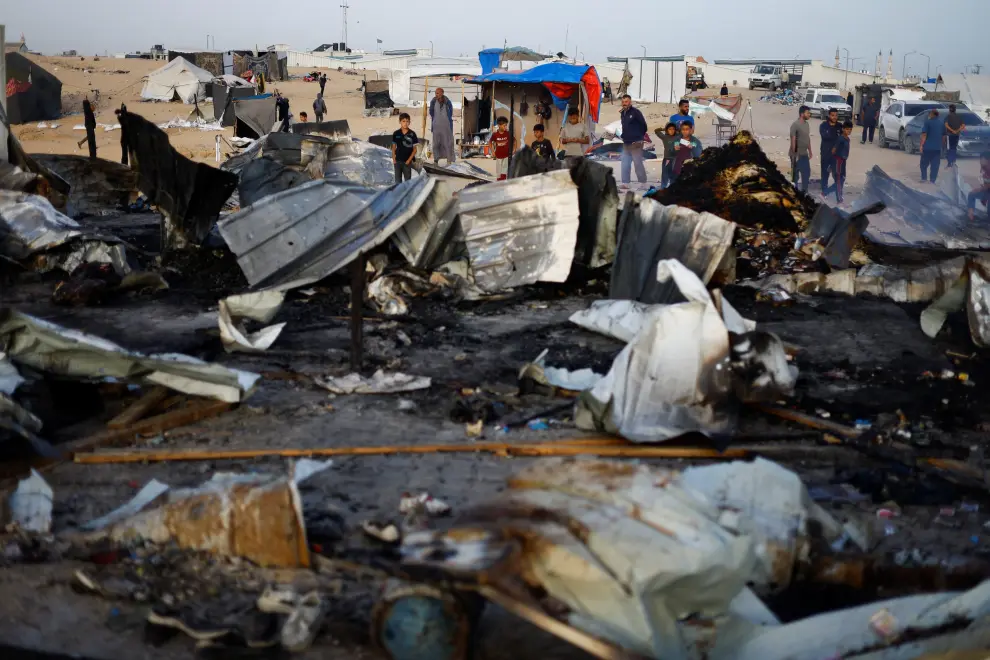 Ataque israelí en un campamento de refugiados en Rafah