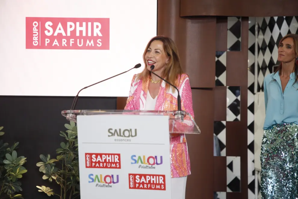 Presentación del perfume Saphir dedicado a Salou